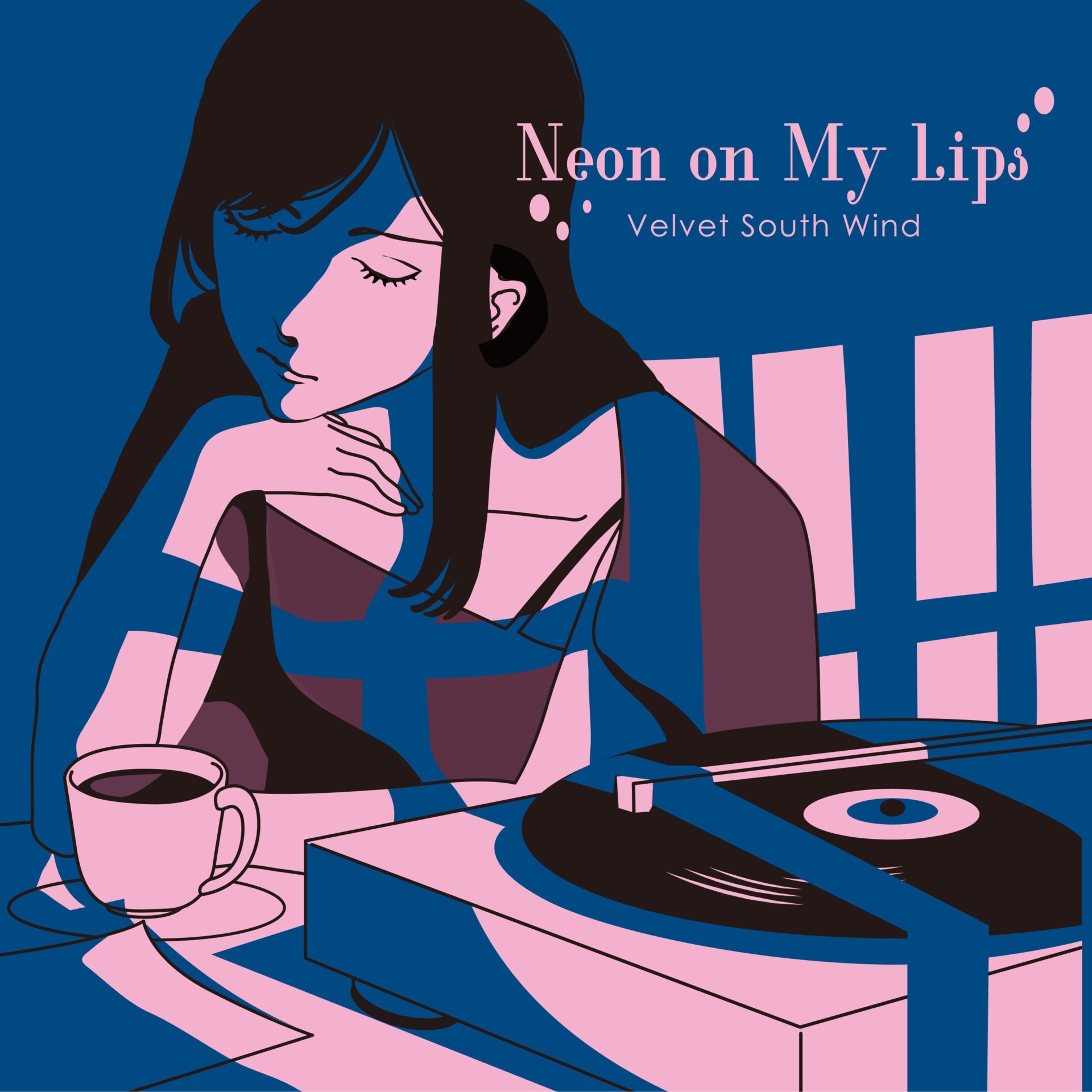 Neon on My Lips - Velvet South Wind